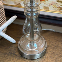 Load image into Gallery viewer, Silver Glass Lamp
