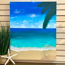 Load image into Gallery viewer, Hand Painted Beach Canvas
