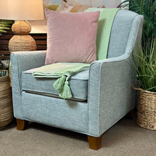 Load image into Gallery viewer, Stanley Blue Chair W/Otto
