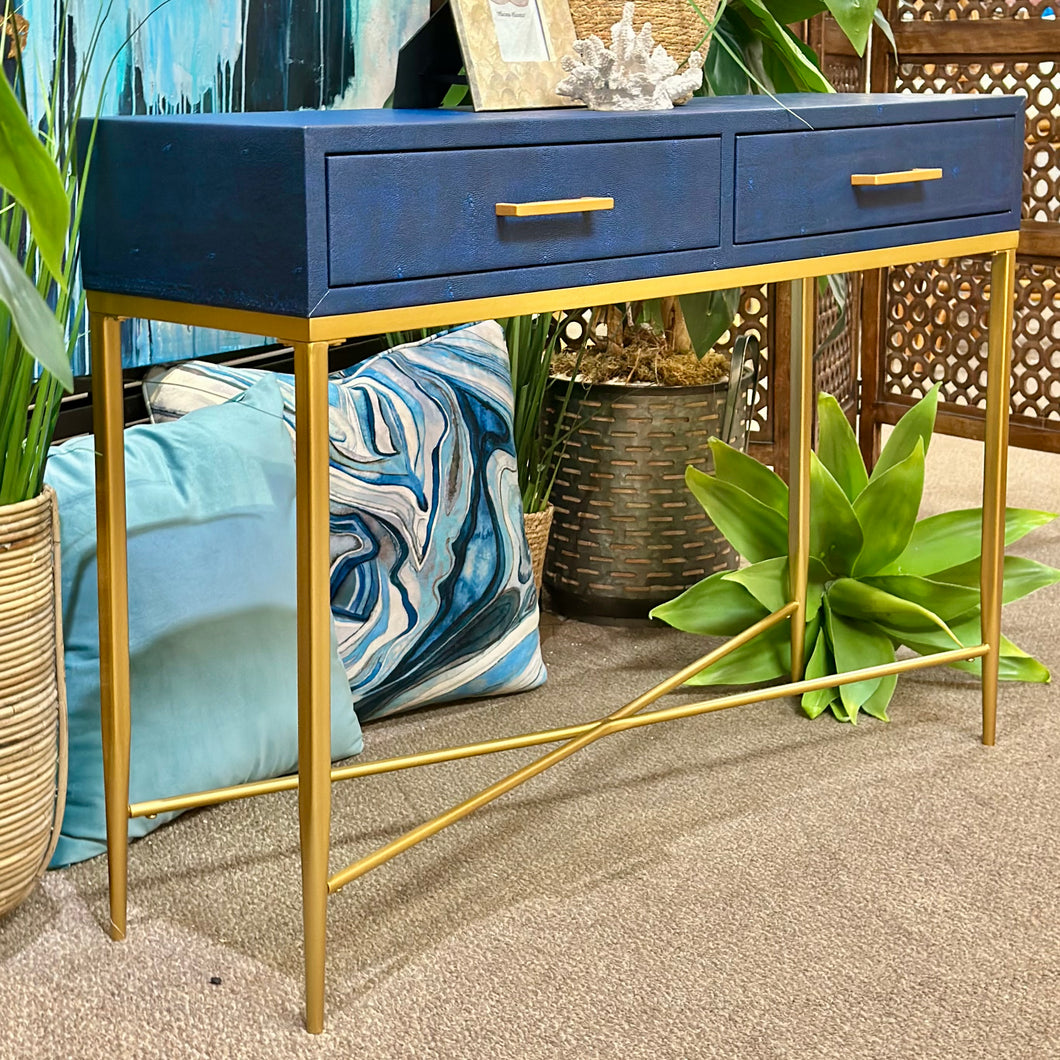 Blue & Gold Console