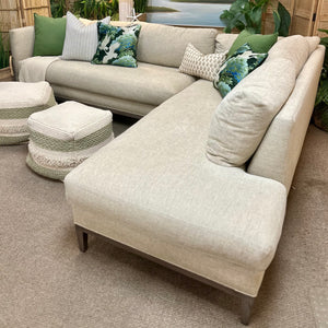 2 PC Lee Ind. Beige Sectional