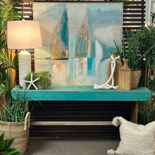 Load image into Gallery viewer, 2 Tone Wood Console
