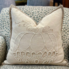 Load image into Gallery viewer, Taupe Pumpkin Down Pillow
