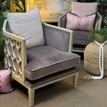 Load image into Gallery viewer, Lavendar Honeycomb Chair
