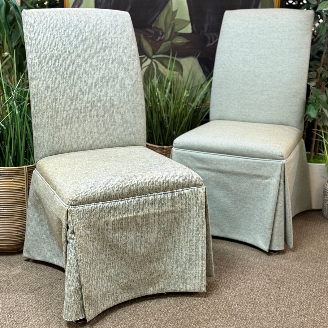 Aqua Parsons Dining Chair