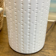 Load image into Gallery viewer, White Dimple Lamp
