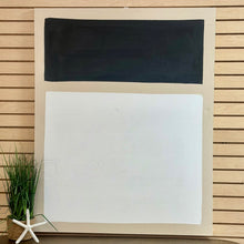 Load image into Gallery viewer, Black/White Colorblock Art
