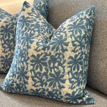 Load image into Gallery viewer, Blue Beige Down Pillow
