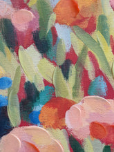 Load image into Gallery viewer, Pink/Yellow Flower Art
