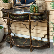 Load image into Gallery viewer, Vintage Chinoiserie Console W/Mirror

