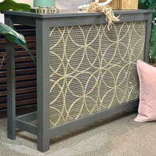 Load image into Gallery viewer, Grey/Gold Screen Console
