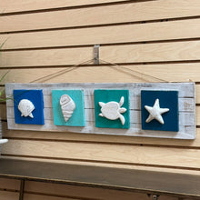 Load image into Gallery viewer, Coastal Motif Wooden Art
