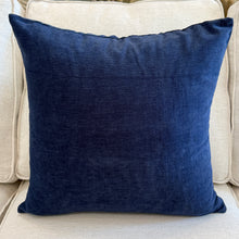 Load image into Gallery viewer, Navy Chenille Pillow
