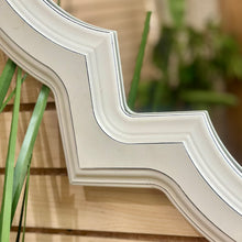 Load image into Gallery viewer, White Quatrefoil Mirror
