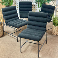 Load image into Gallery viewer, Black Channel Dining Chair
