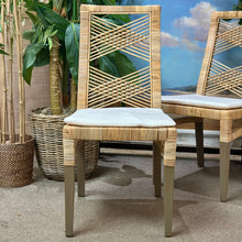 Load image into Gallery viewer, Boho Rattan Dining Chair
