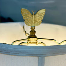 Load image into Gallery viewer, Blue &amp; White Wildwood Lamp

