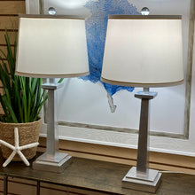 Load image into Gallery viewer, Silver Taper Lamp
