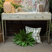 Load image into Gallery viewer, Dove Grey Shagreen Console
