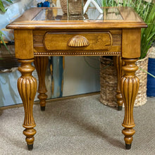 Load image into Gallery viewer, Rattan/Wood Side Table
