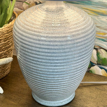 Load image into Gallery viewer, Blue Ribbed Lamp
