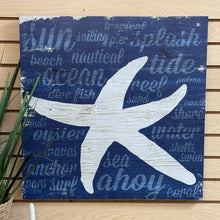 Load image into Gallery viewer, Wood Starfish Art
