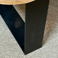 Load image into Gallery viewer, Reclaimed Wood/Metal Bench
