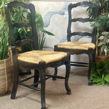 Load image into Gallery viewer, Blk Rush Seat Dining Chair
