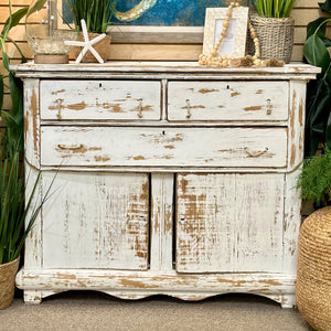 Distressed Wood Chest