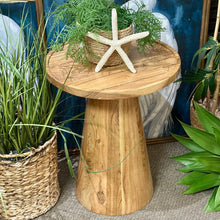 Load image into Gallery viewer, LG Round Wooden Side Table

