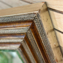 Load image into Gallery viewer, Basset Wood/Brass Mirror
