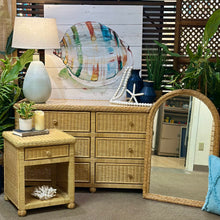 Load image into Gallery viewer, Natural Wicker Nightstand
