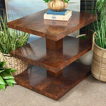 Load image into Gallery viewer, Universal 'Alistair' Mahogany Burl End Table
