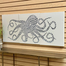 Load image into Gallery viewer, Octopus Canvas Tryptch

