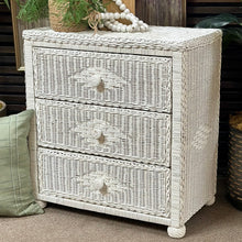 Load image into Gallery viewer, 3DRW White Wicker Chest
