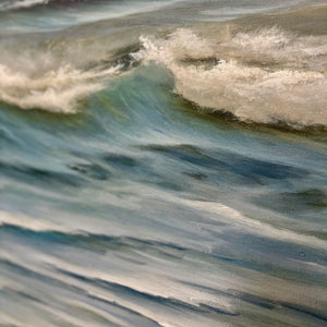 Waves Breaking On Shore