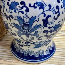 Load image into Gallery viewer, Blue &amp; White Floral Vase
