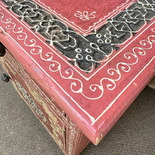 Load image into Gallery viewer, Red Moroccan Side Table
