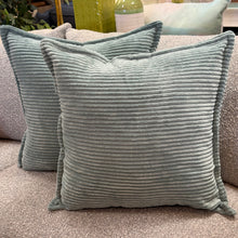 Load image into Gallery viewer, Light Blue Textured Pillow
