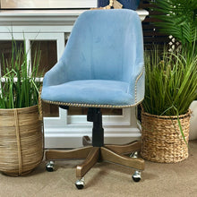 Load image into Gallery viewer, Blue Desk Chair
