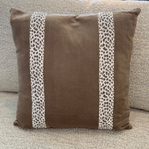 Green Leopard Pillow