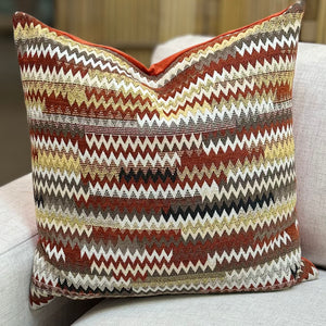 Red Patterned Pillow