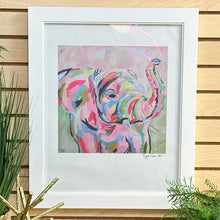 Load image into Gallery viewer, Colorful Elephant Art by Megan Carr
