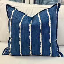 Load image into Gallery viewer, Blue Striped Pillow
