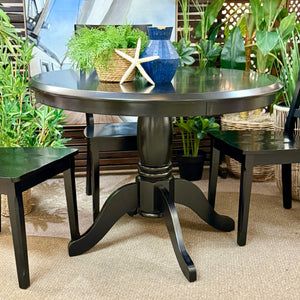 5PC Black Dining Set