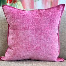 Load image into Gallery viewer, Hot Pink Chenille Pillow
