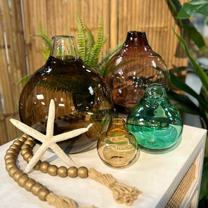 MED Anthropologie Glass Vase