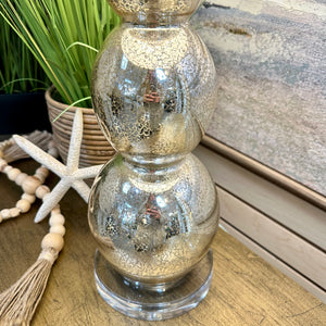 Silver Mercury Glass Lamp