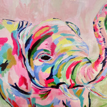 Load image into Gallery viewer, Colorful Elephant Art by Megan Carr
