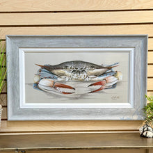 Load image into Gallery viewer, Framed Crab Art
